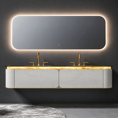 Bathroom Vanity, Sintered Stone Countertop | Inflorescence