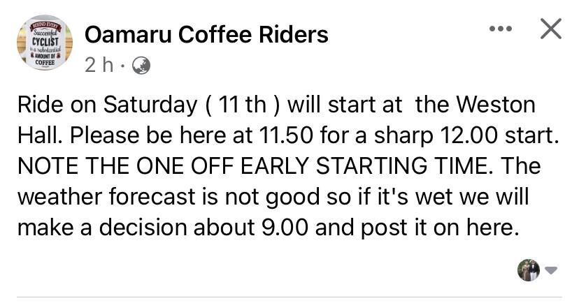 Oamaru Coffee Riders