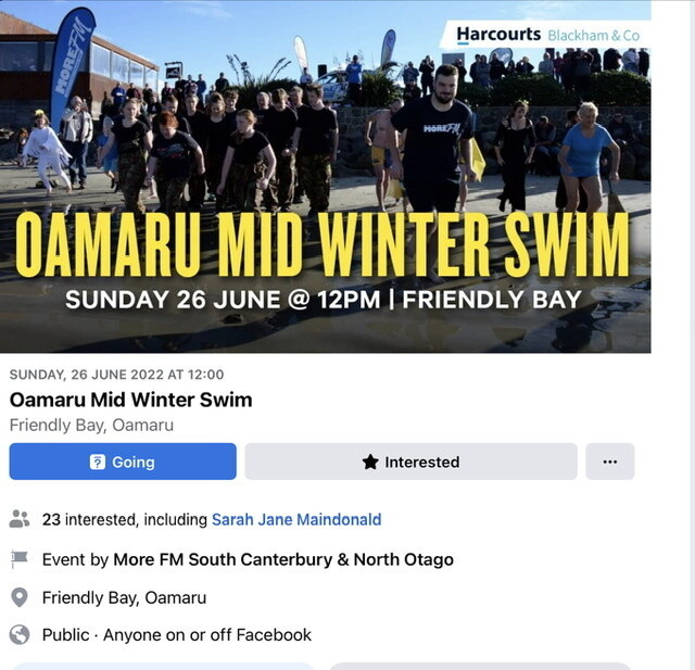 Oamaru Mid Winter Swim