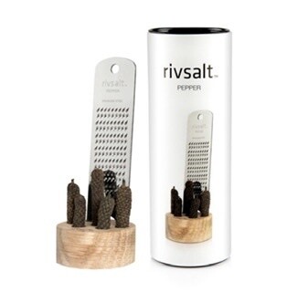 RivSalt Javan Long Peppercorn with grater and stand