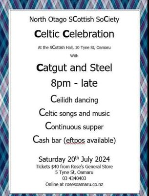 North Otago Scottish Society Ceilidh