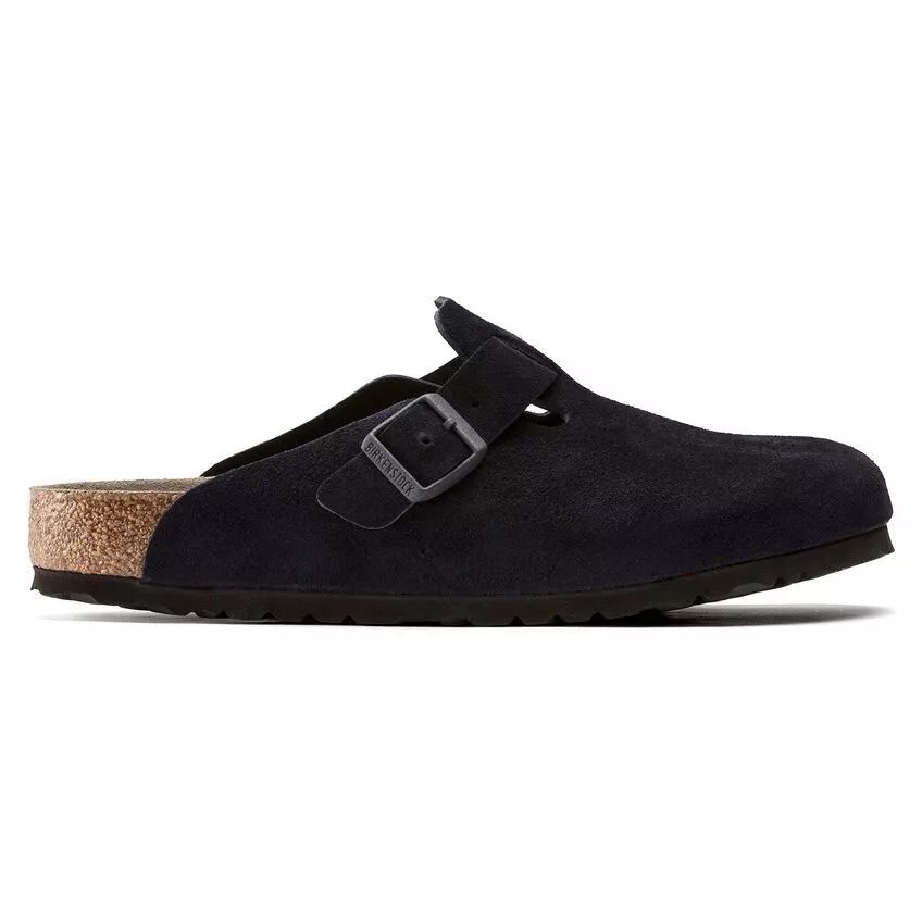 Birkenstock Boston Soft Footbed taupe - Black