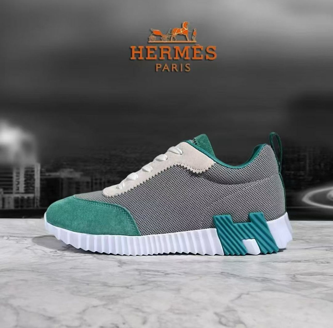 Sneakers Bouncing Blanc grey