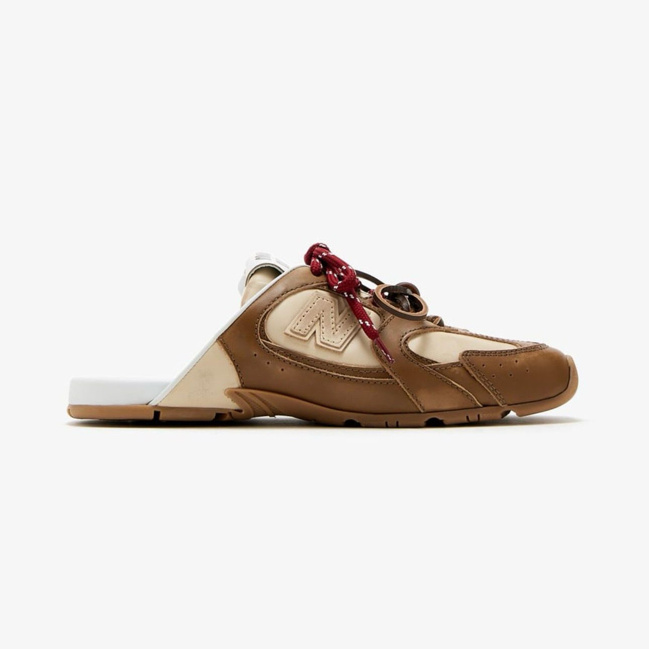 New Balance X Miu Miu 530 SL deco calf leather mules