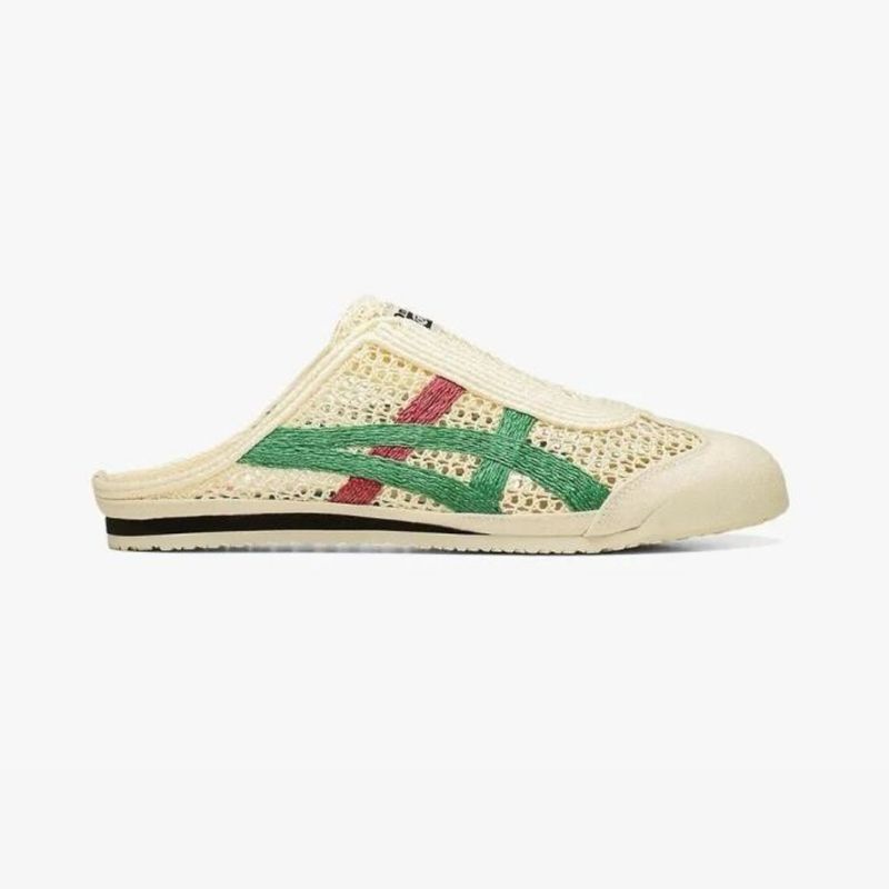 Onitsuka Tiger MEXICO 66 Sabot &#39;Cream Green Red&#39;