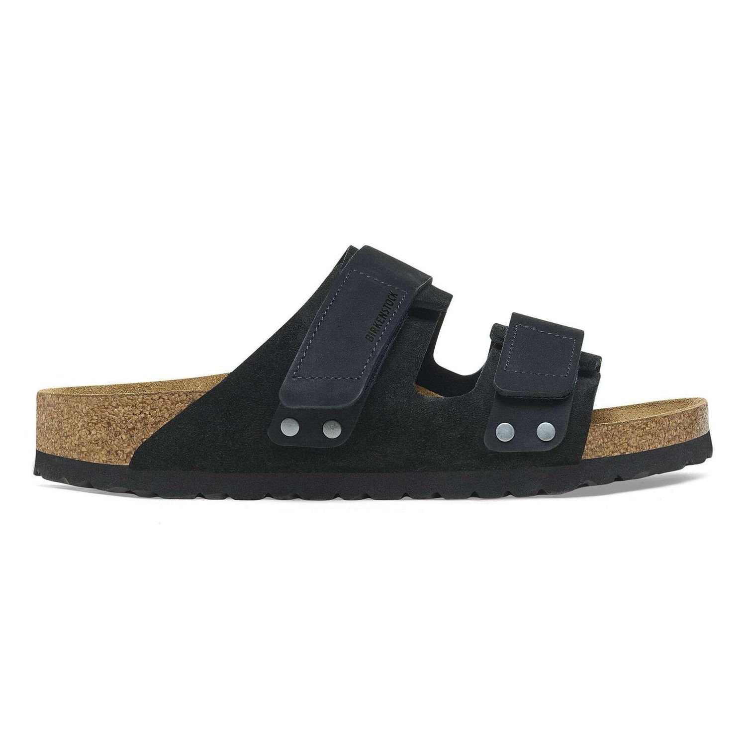 Birkenstock Men&#39;s Uji Nubuck Suede Leather Black