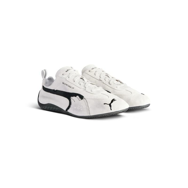 Balenciaga x Puma Speedcat Suede White Black