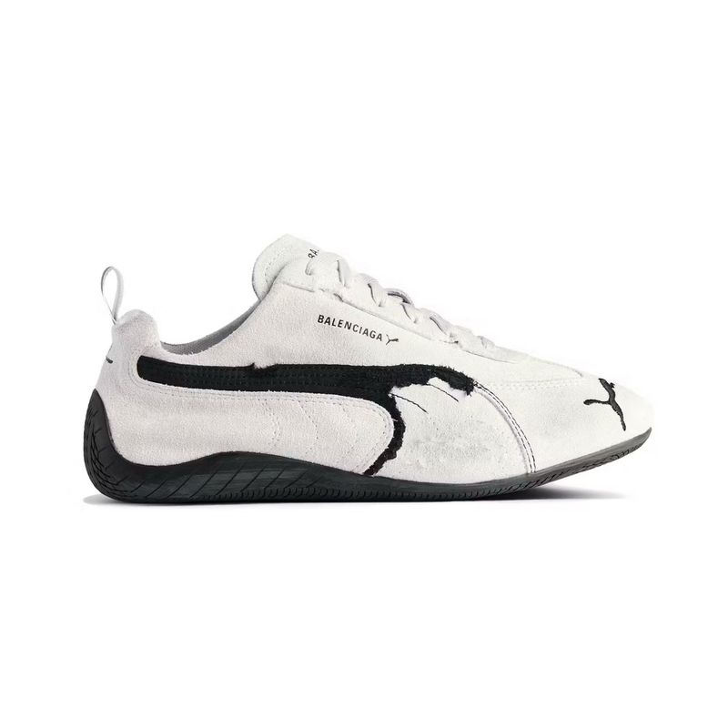 Balenciaga x Puma Speedcat Suede White Black