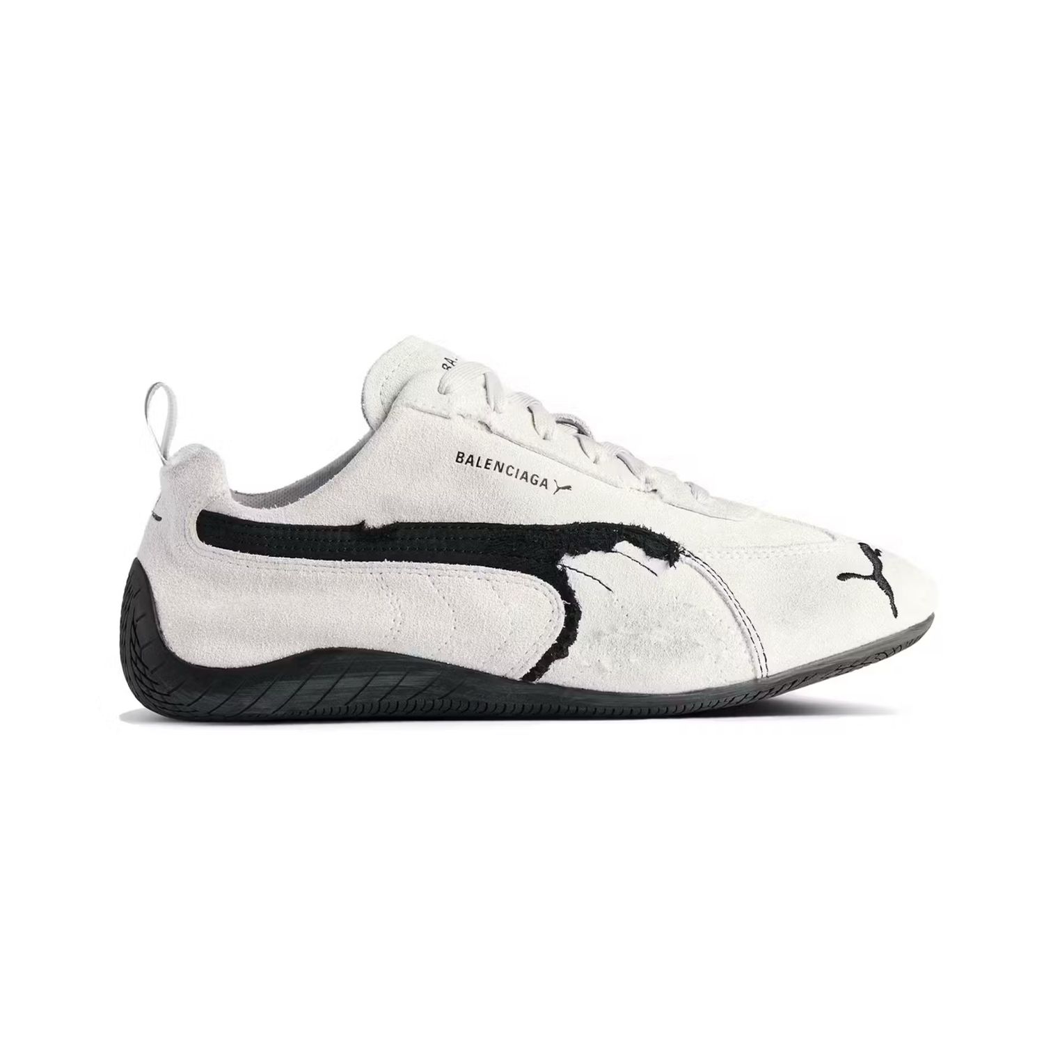 Balenciaga x Puma Speedcat Suede White Black