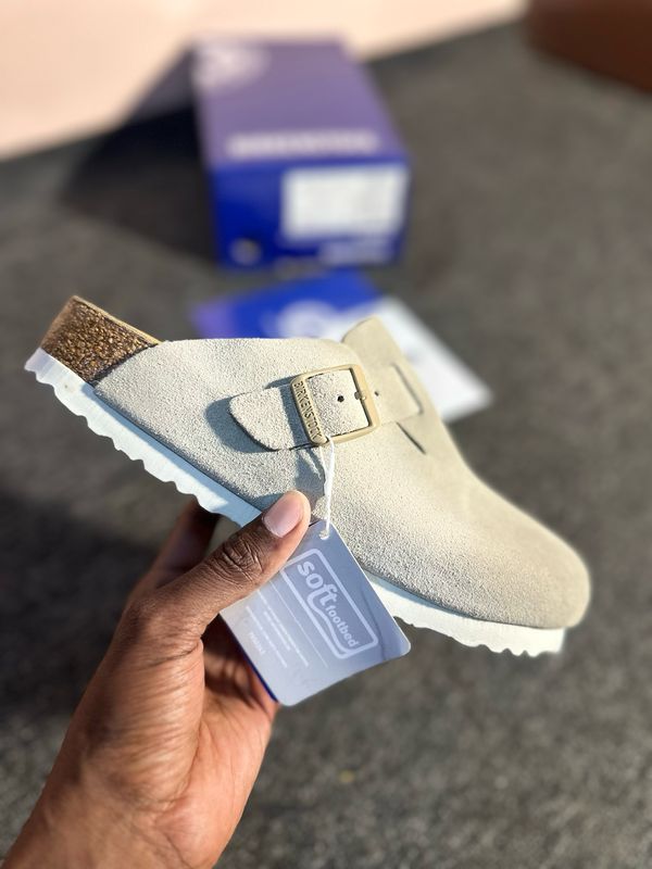 Birkenstock Boston Bs Lit Grey