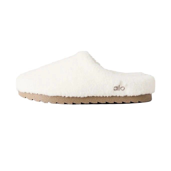 alo Shoes Recovery Slipper - Saddle/Ivory