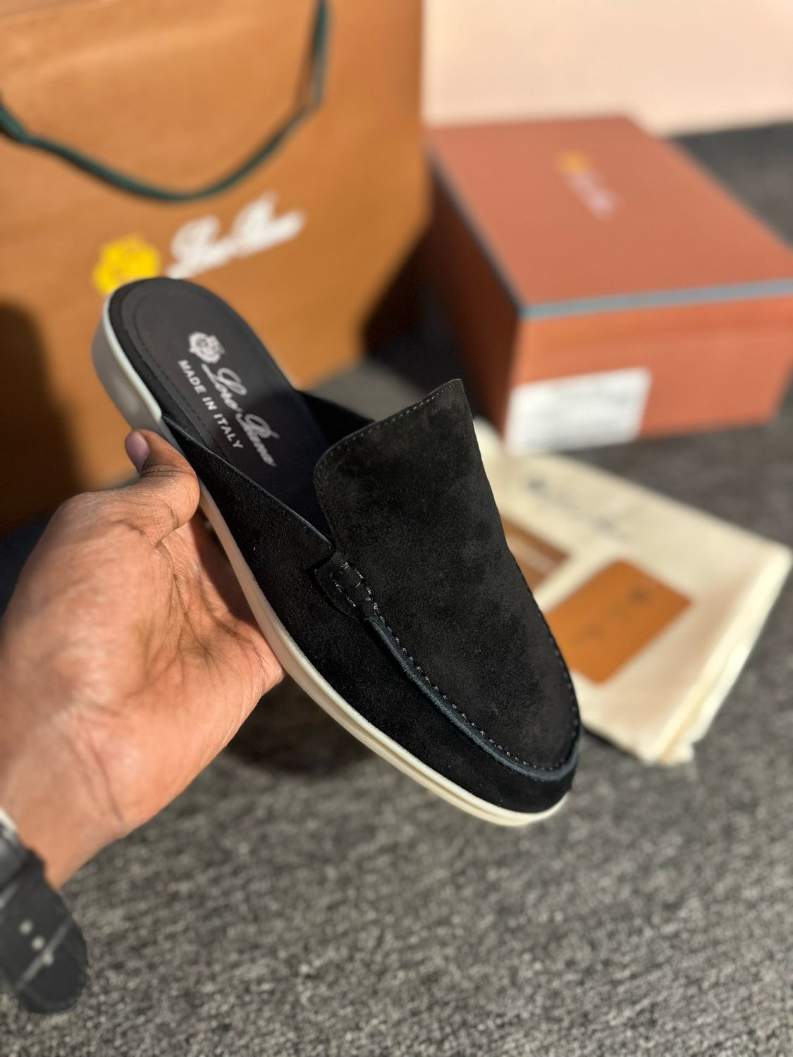 loropiana Babouche Walk/Black