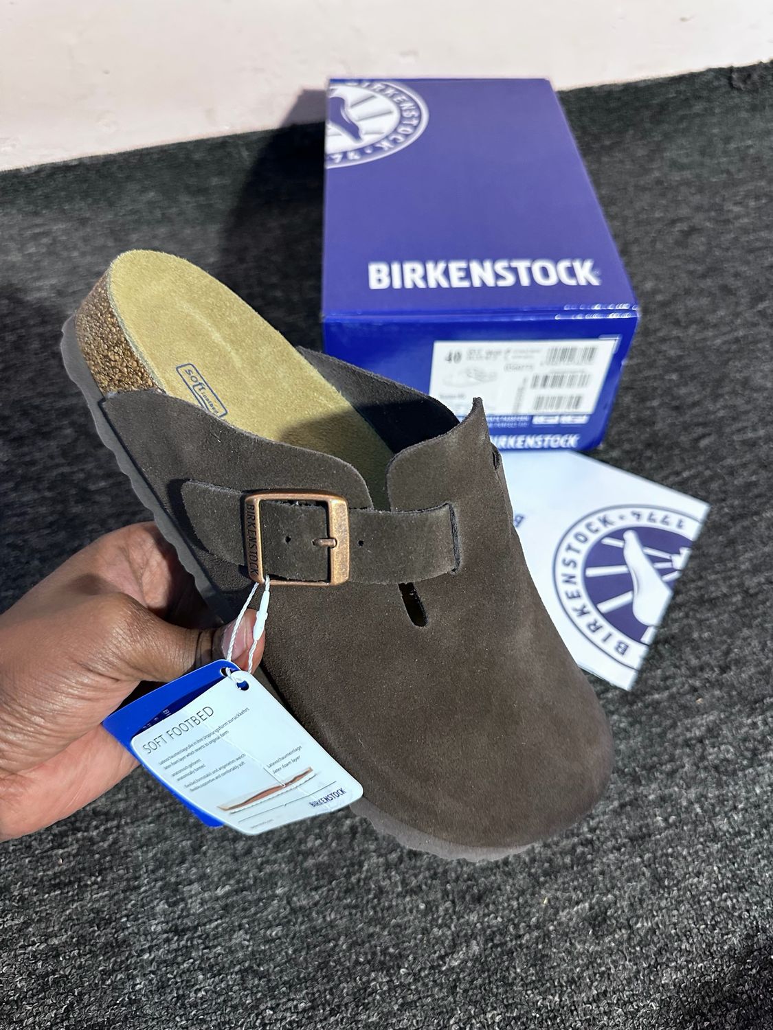 Birkenstock Boston Bs coffee