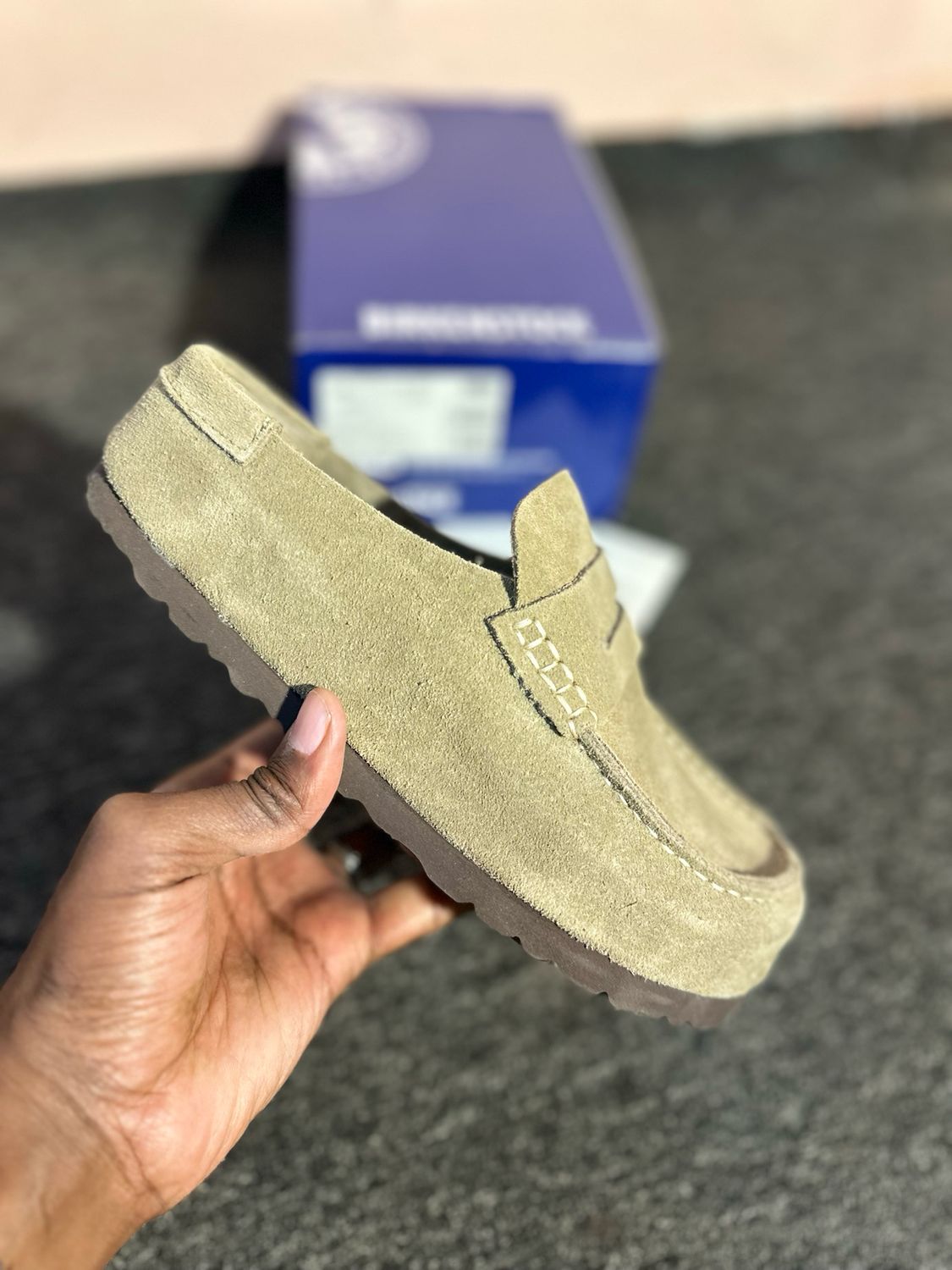 Birkenstock Naples Wrapped Sandals Kaki