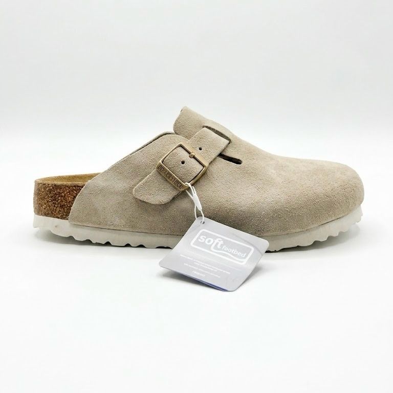 Birkenstock Boston Bs white/ Gray