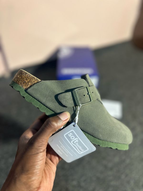 Birkenstock Boston Bs Army Green 