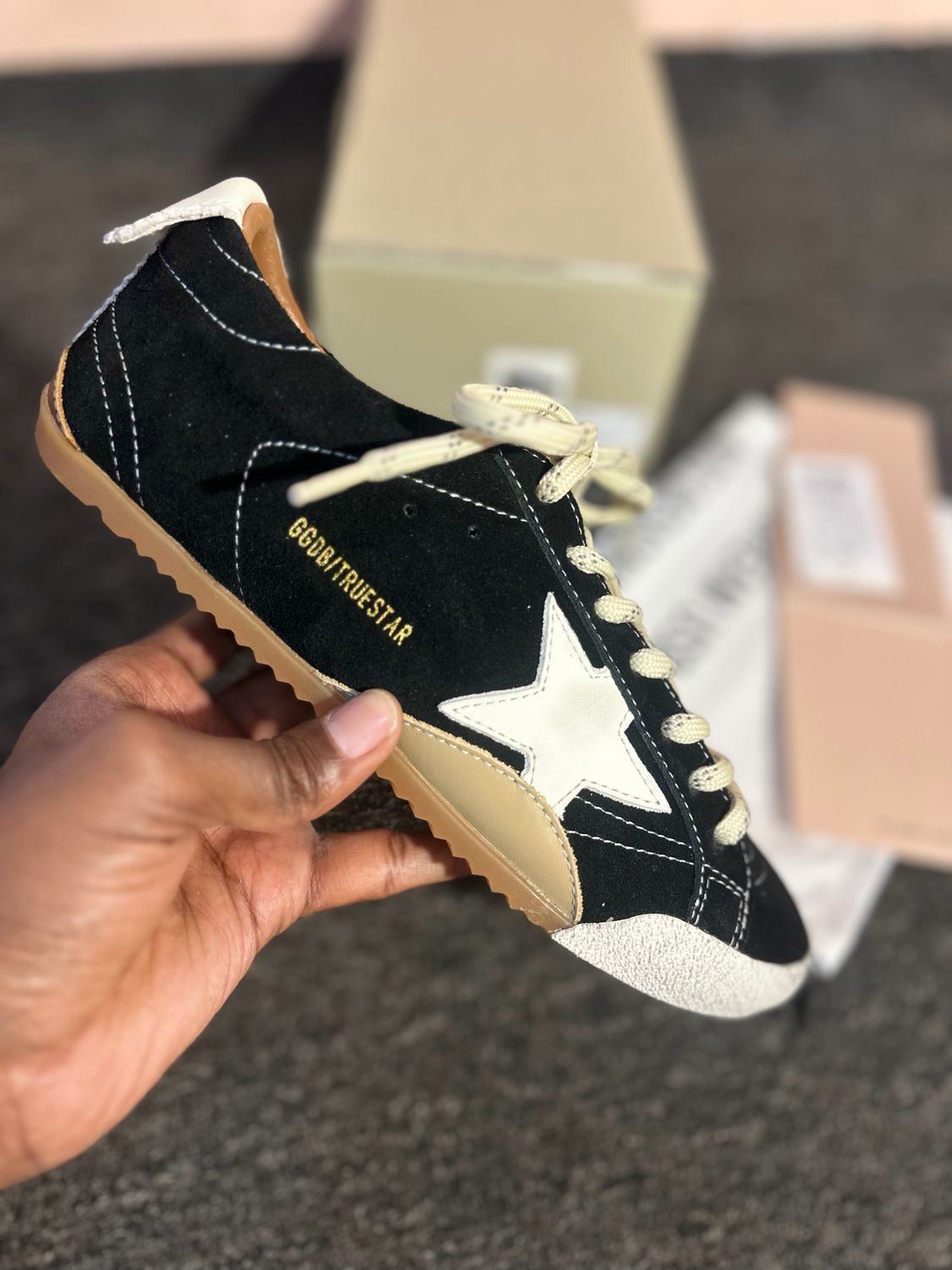 Golden Goose – Black Truestar Sneakers