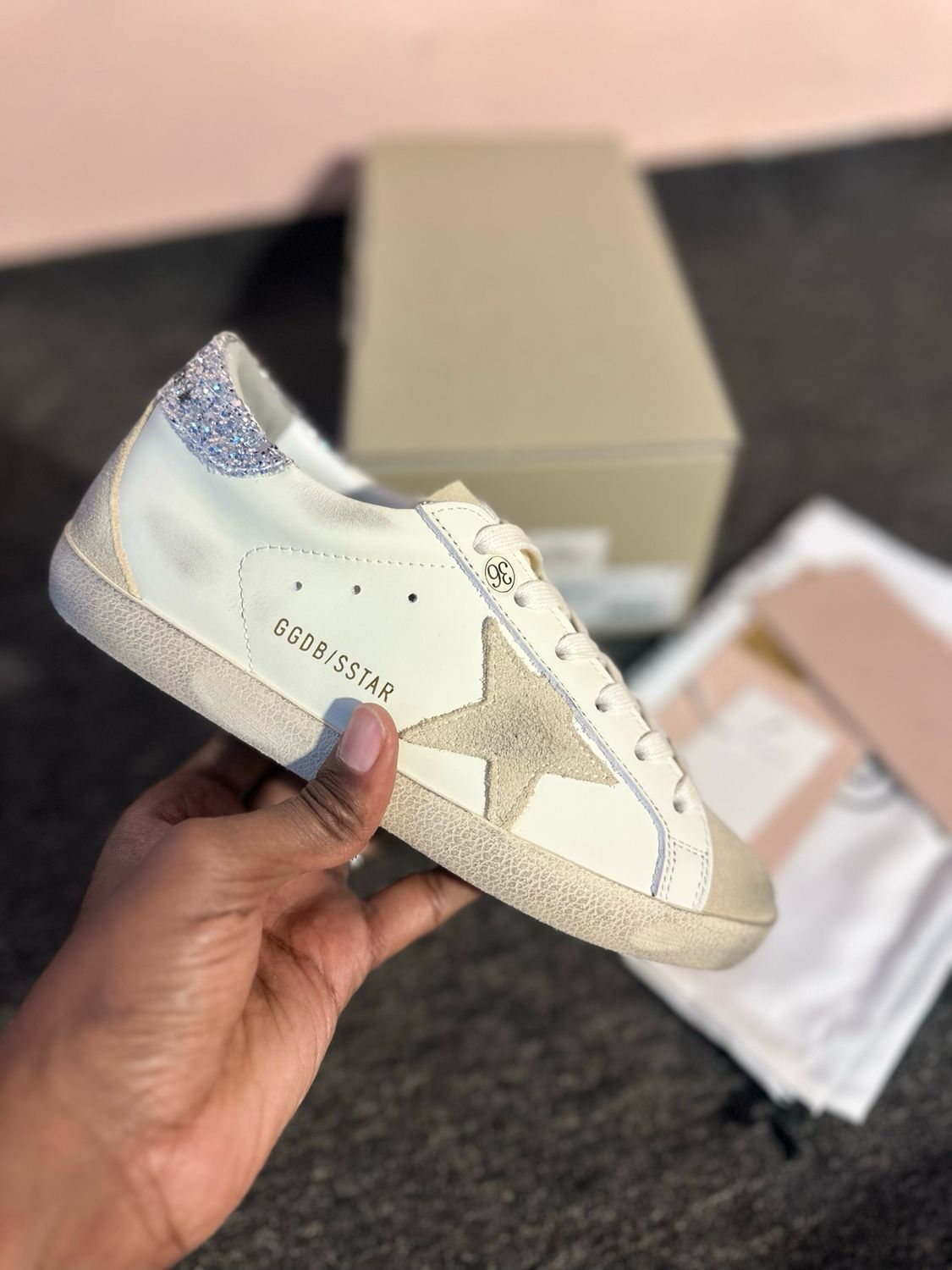 Golden Goose Super star Classic white Ice / silver