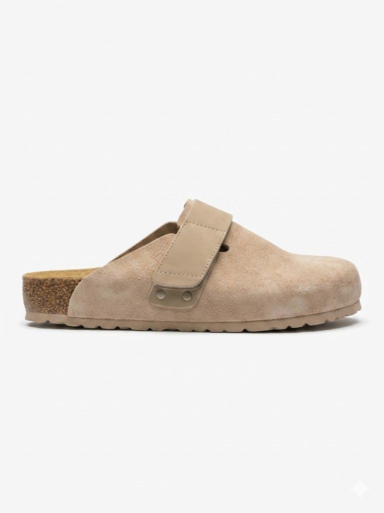 Birkenstock Loma Nubuck Leather/Suede Beige