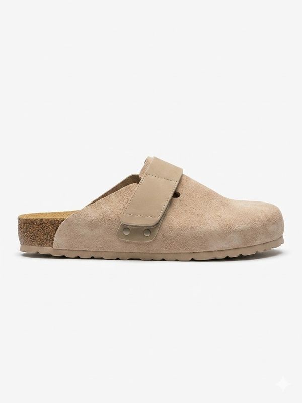 Birkenstock Loma Nubuck Leather/Suede Beige