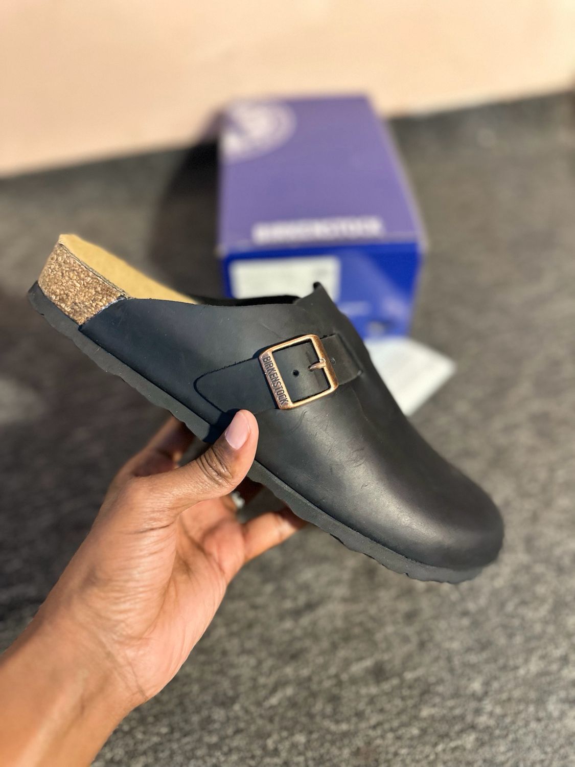 Birkenstock Boston Bs leather Black