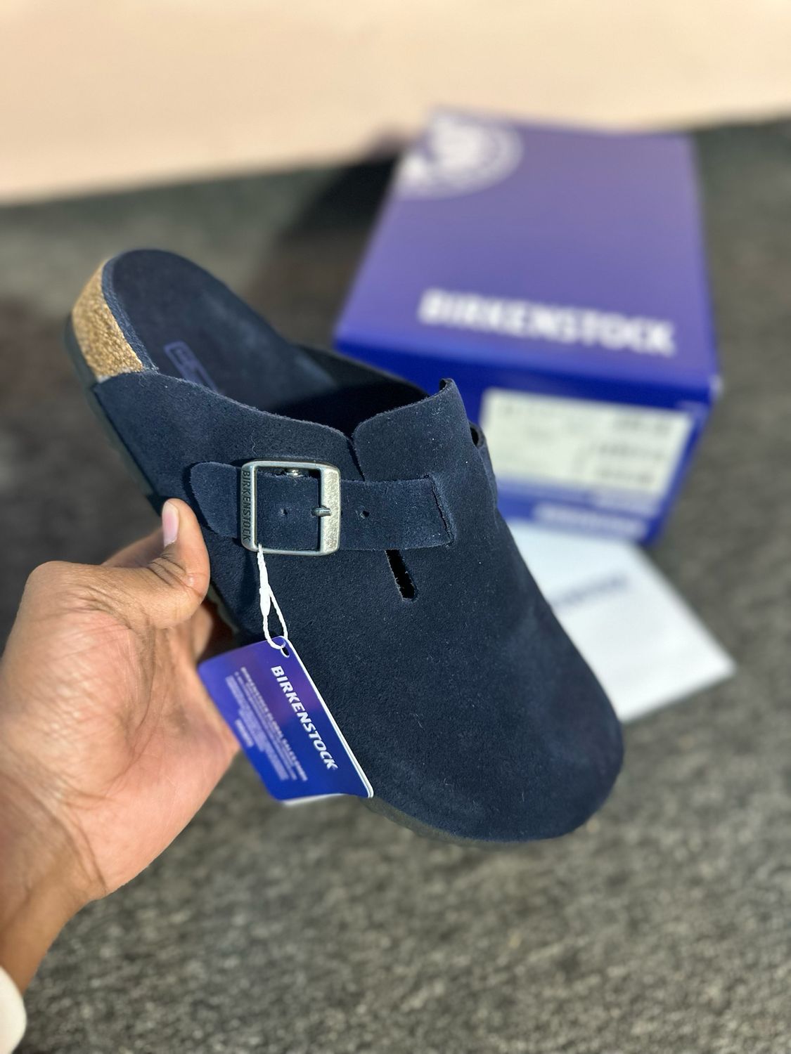 Birkenstock Boston Soft Footbed New Navy