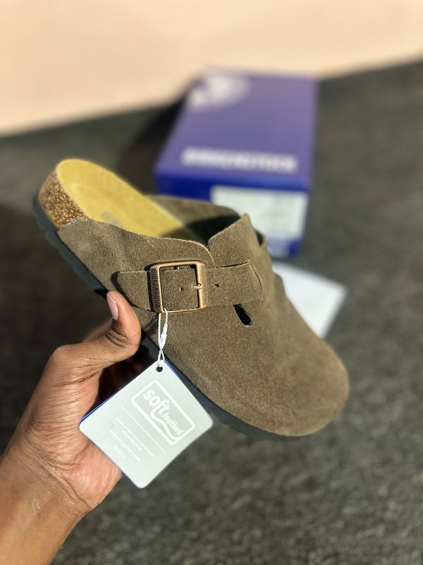 Birkenstock Boston soft foodbed D.Kaki Birkenstock Boston soft foodbed D.Kaki