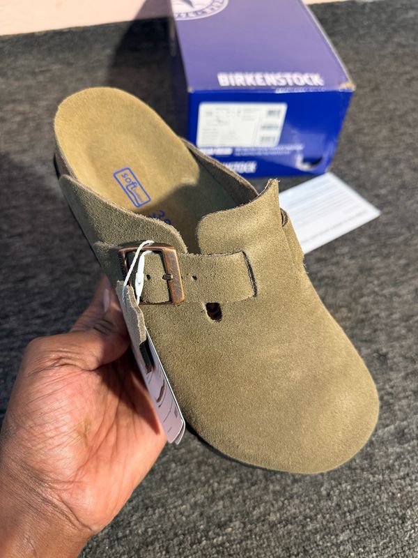 Birkenstock Boston soft foodbed Green 