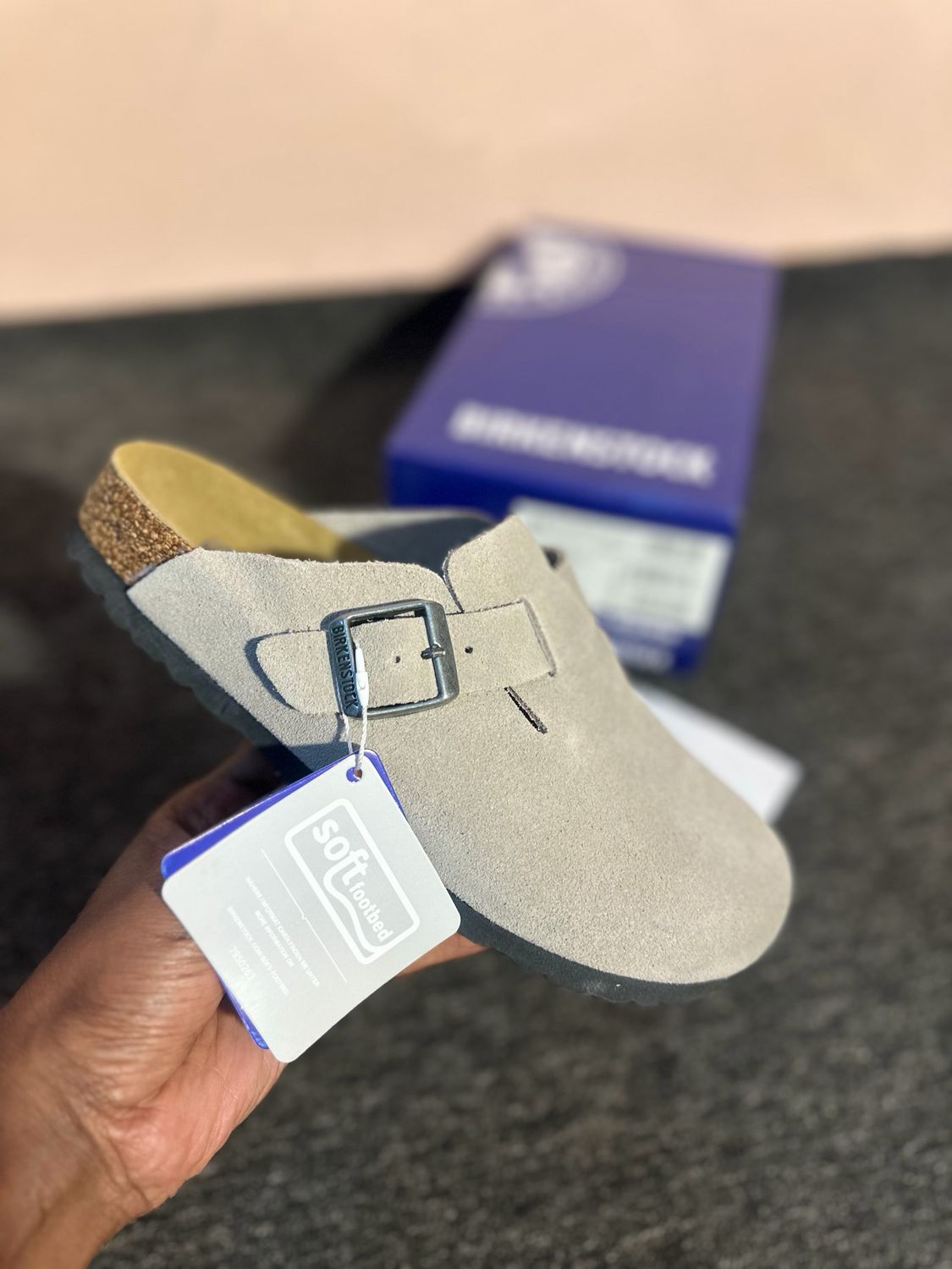 Birkenstock Boston soft foodbed PINK
