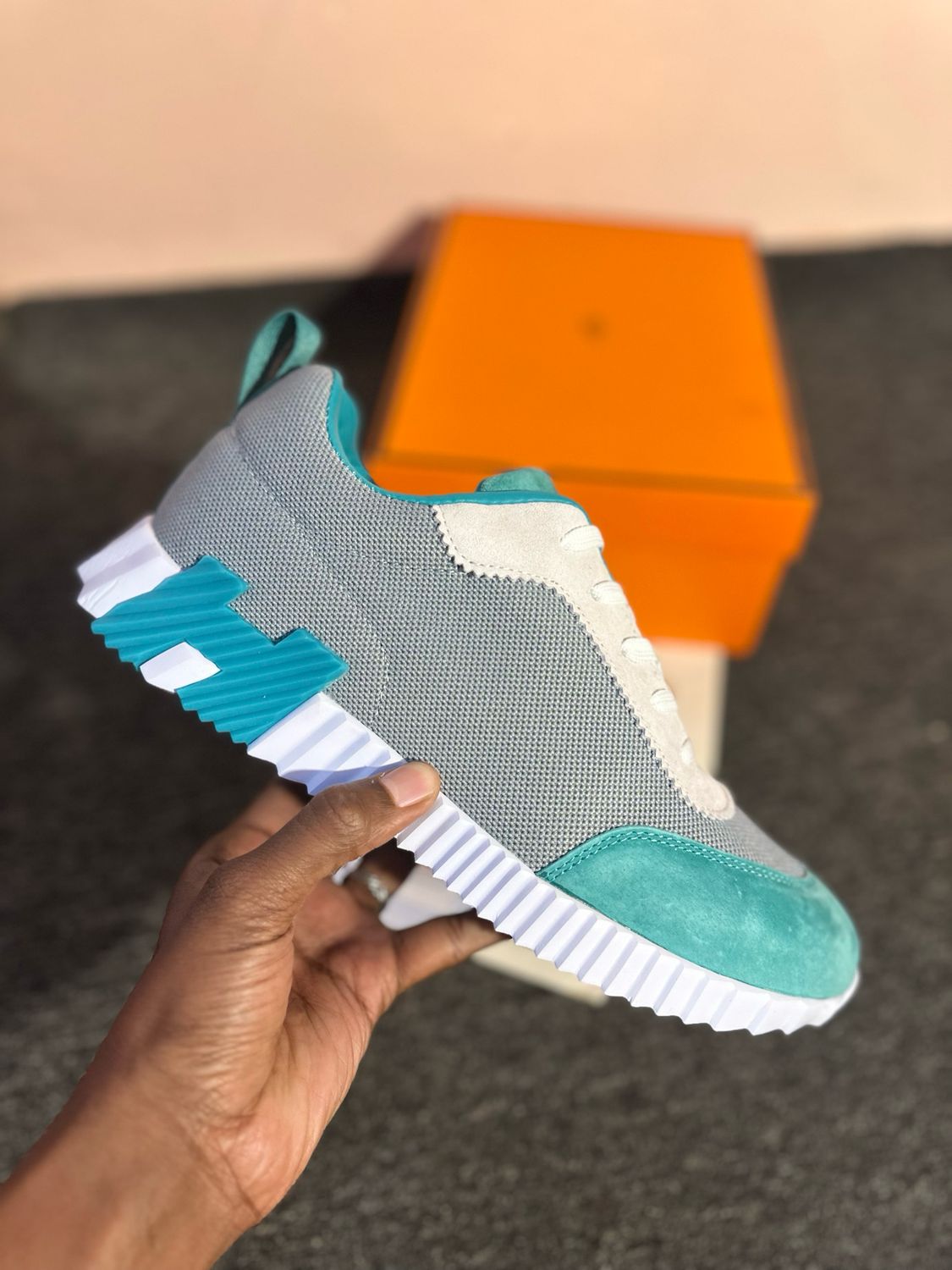 Hermes Bouncing Sneaker Grey