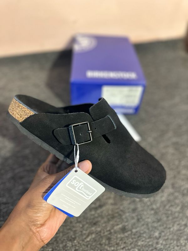 Birkenstock Boston Soft Footbed Black/Black