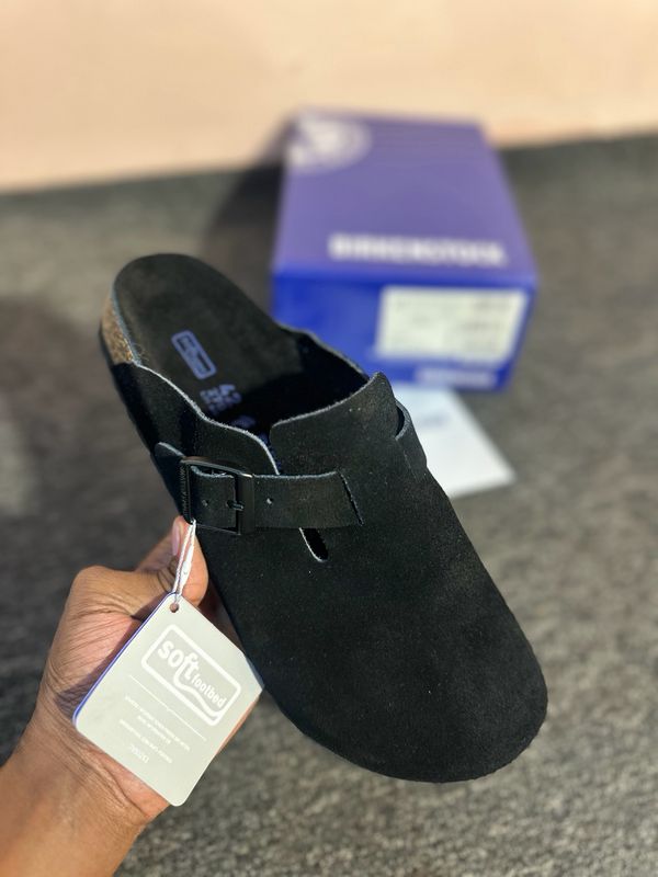 Birkenstock Boston Soft Footbed Black/Black