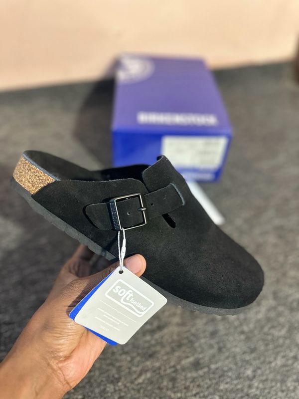 Birkenstock Boston Soft Footbed Black/Black