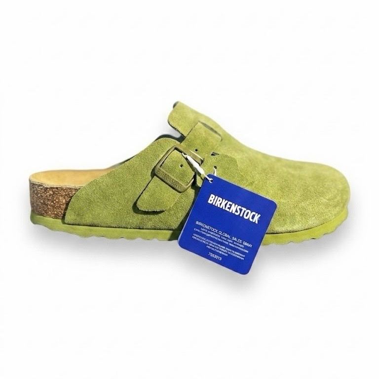 Birkenstock Boston Bs Olive  Green 