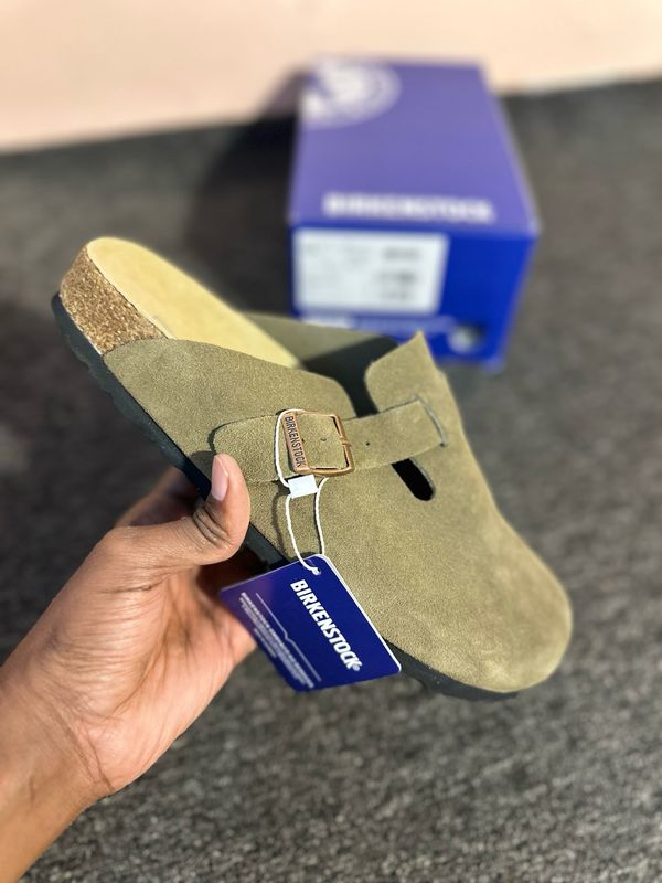 Birkenstock Boston Bs Dark Green 