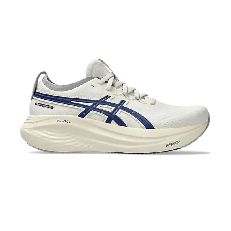 Asics Men's Gel-Nimbus 27 Beige / Navy 