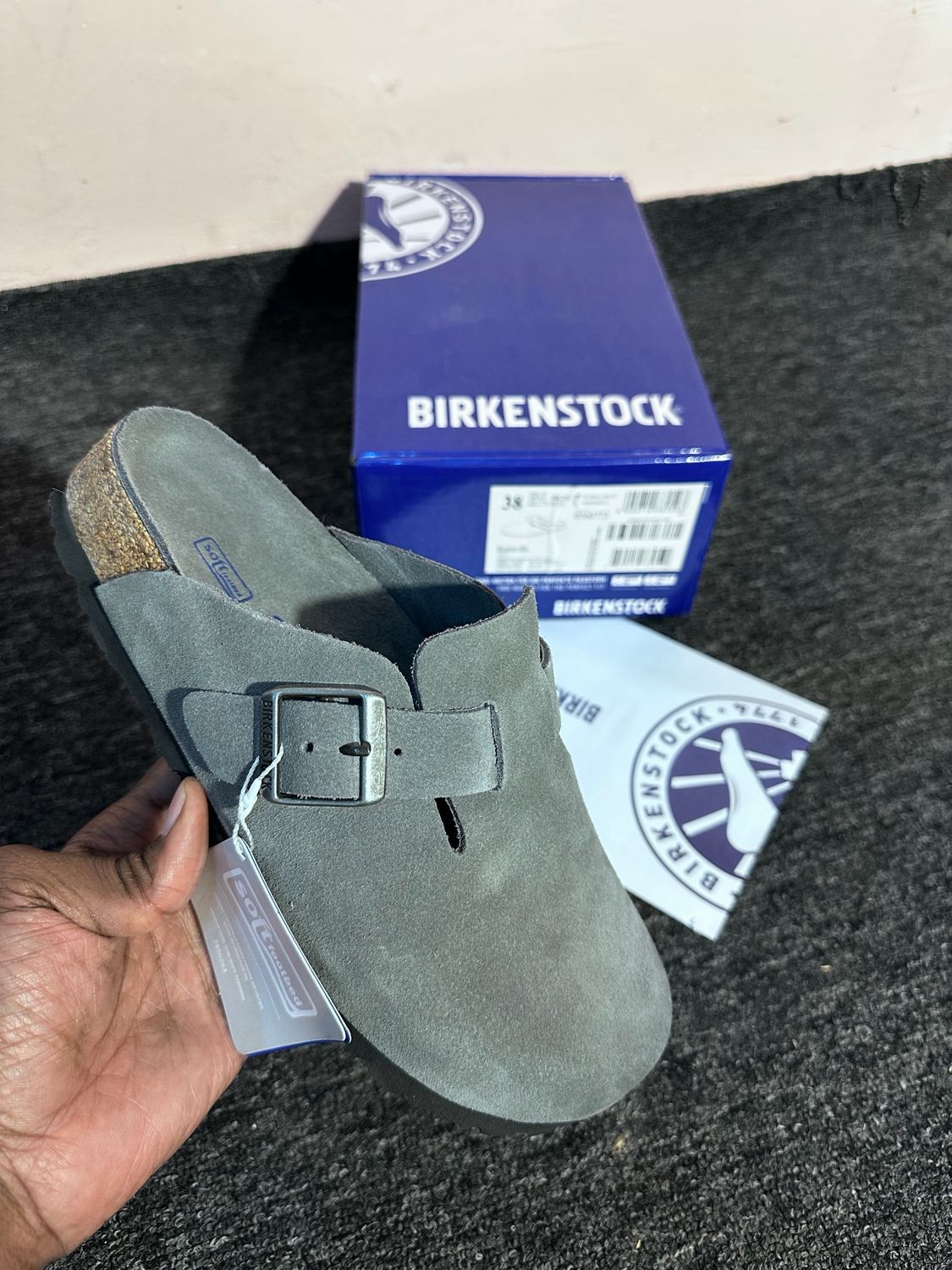 Birkenstock Boston Bs Gray/ Gray 