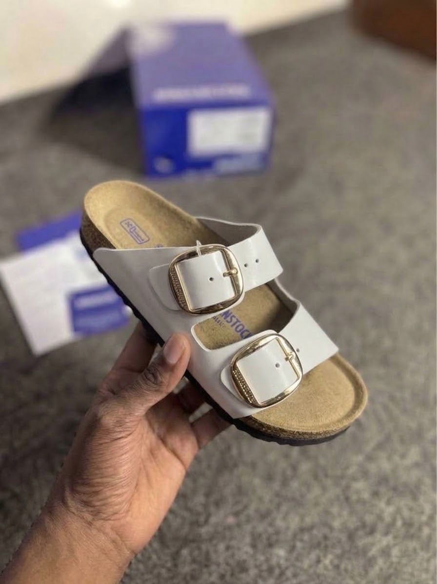 Birkenstock Arizona Big Buckle white  