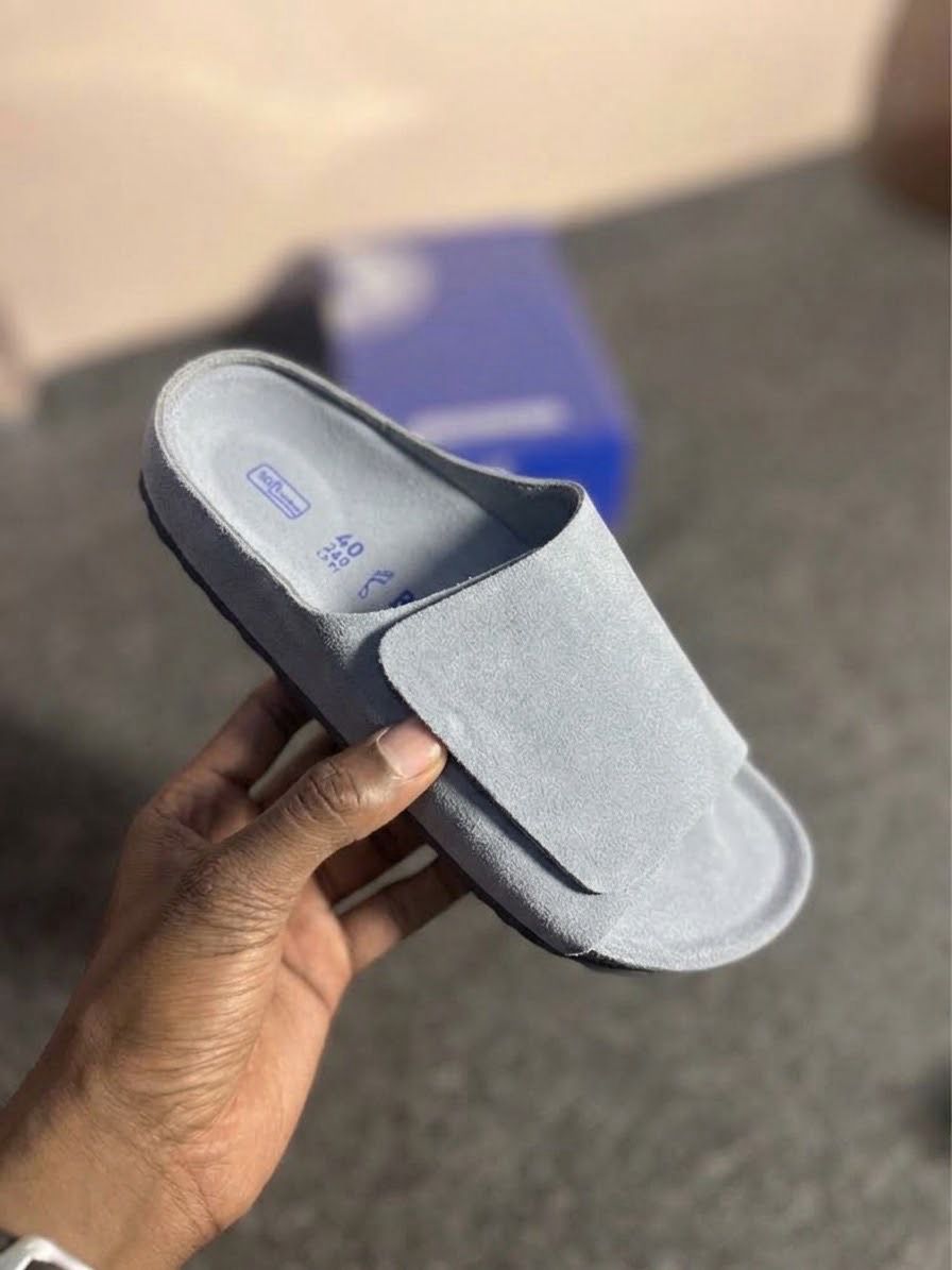 Birkenstock  solana suede leather  sky blue  