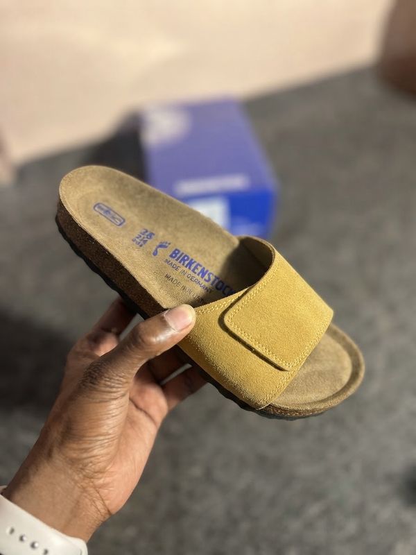 Birkenstock  Sylt suede leather  Cork Brown  