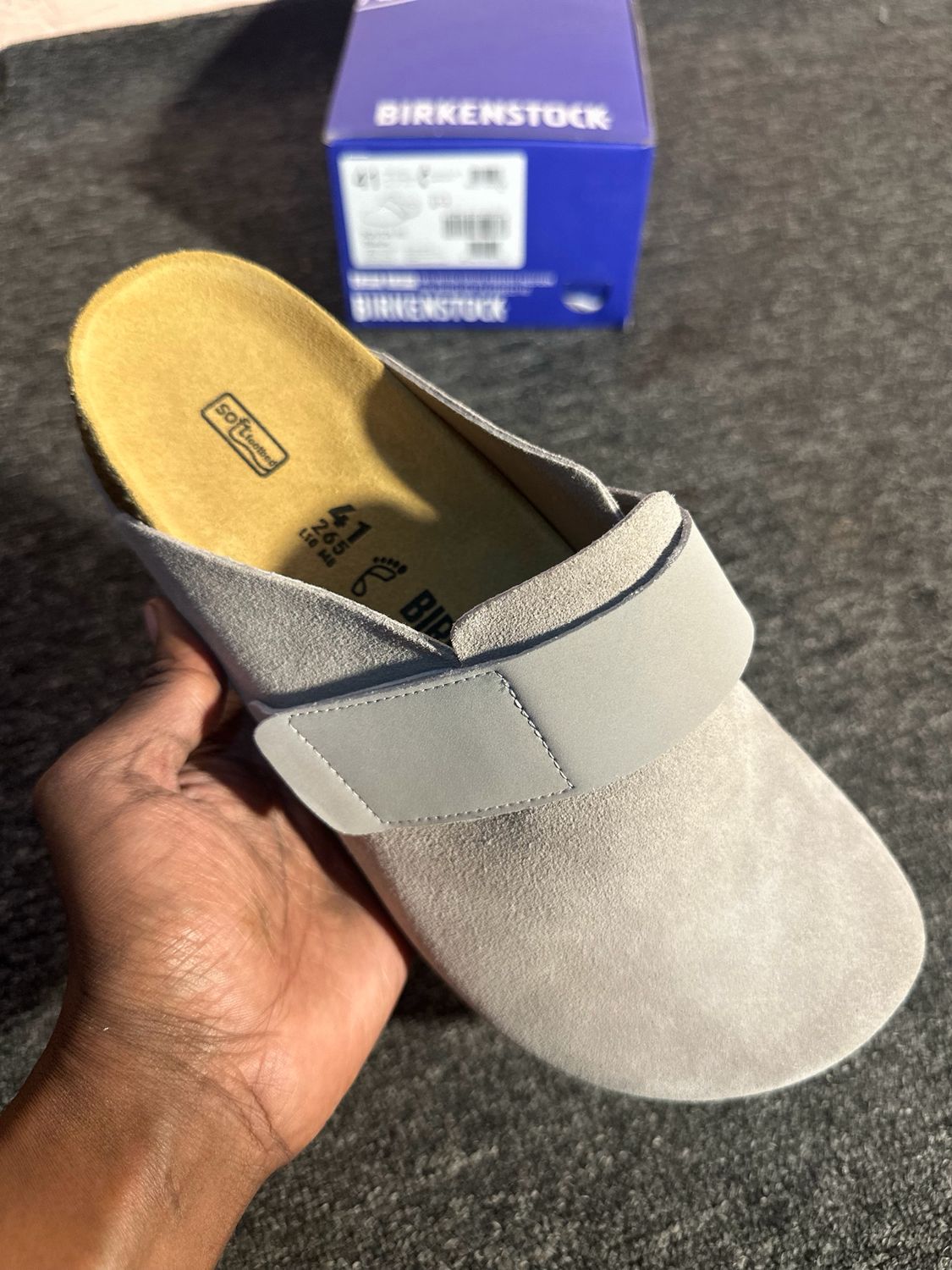 Birkenstock  Loma suede mules  Gary 