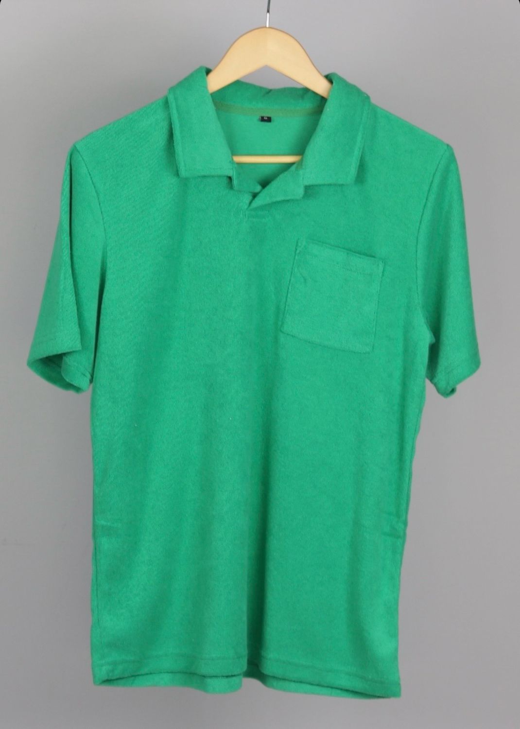 Toweling polo tshirt