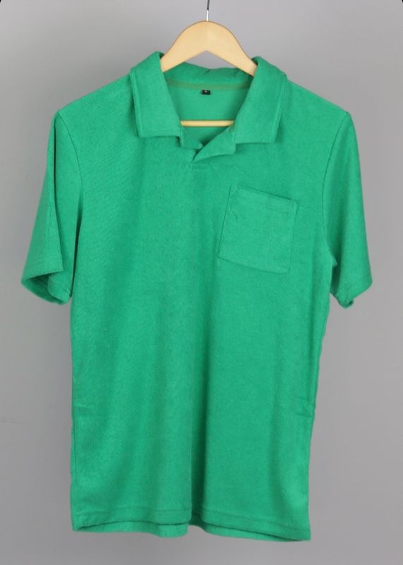 Toweling polo tshirt
