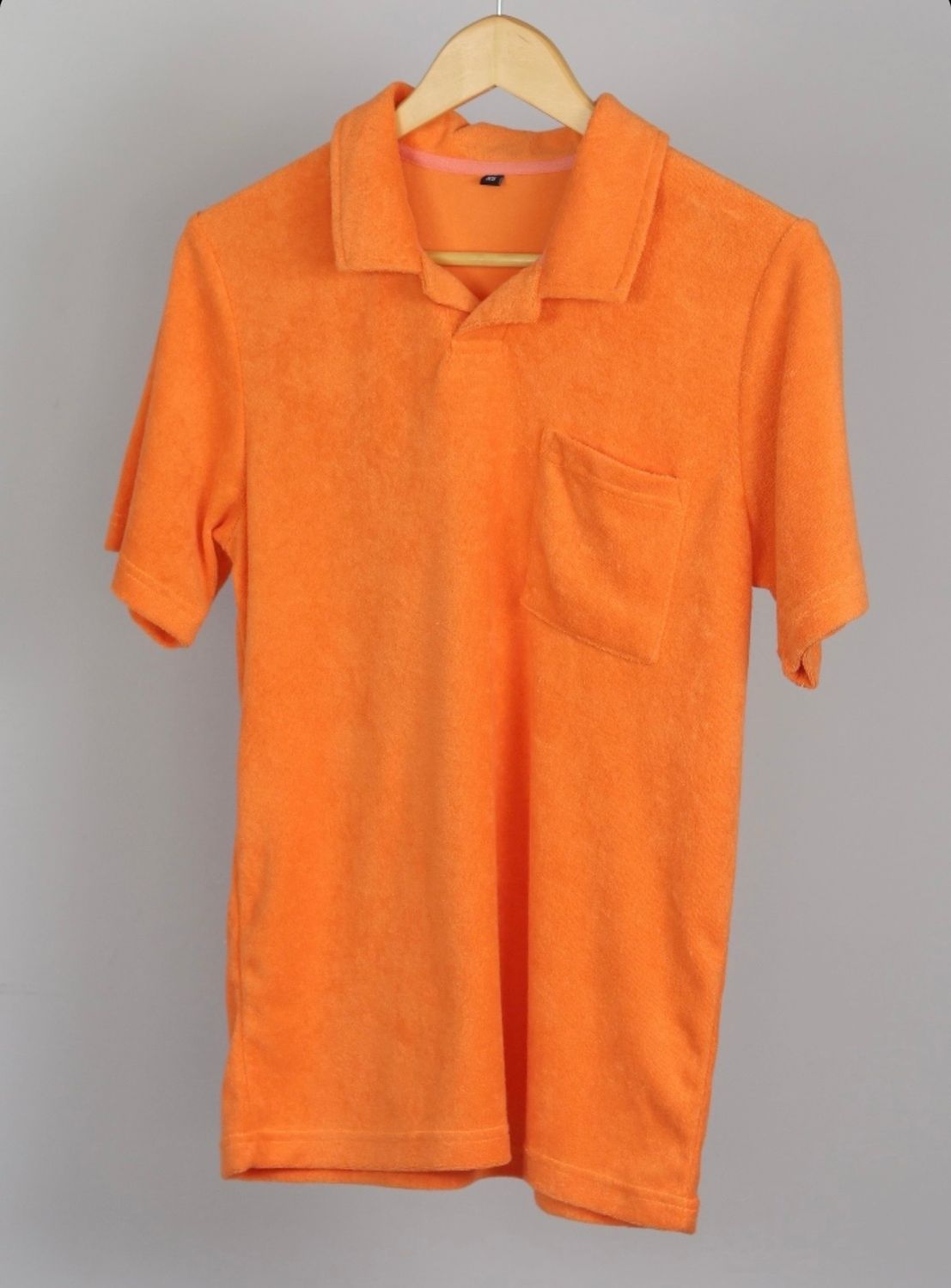 Toweling polo tshirt