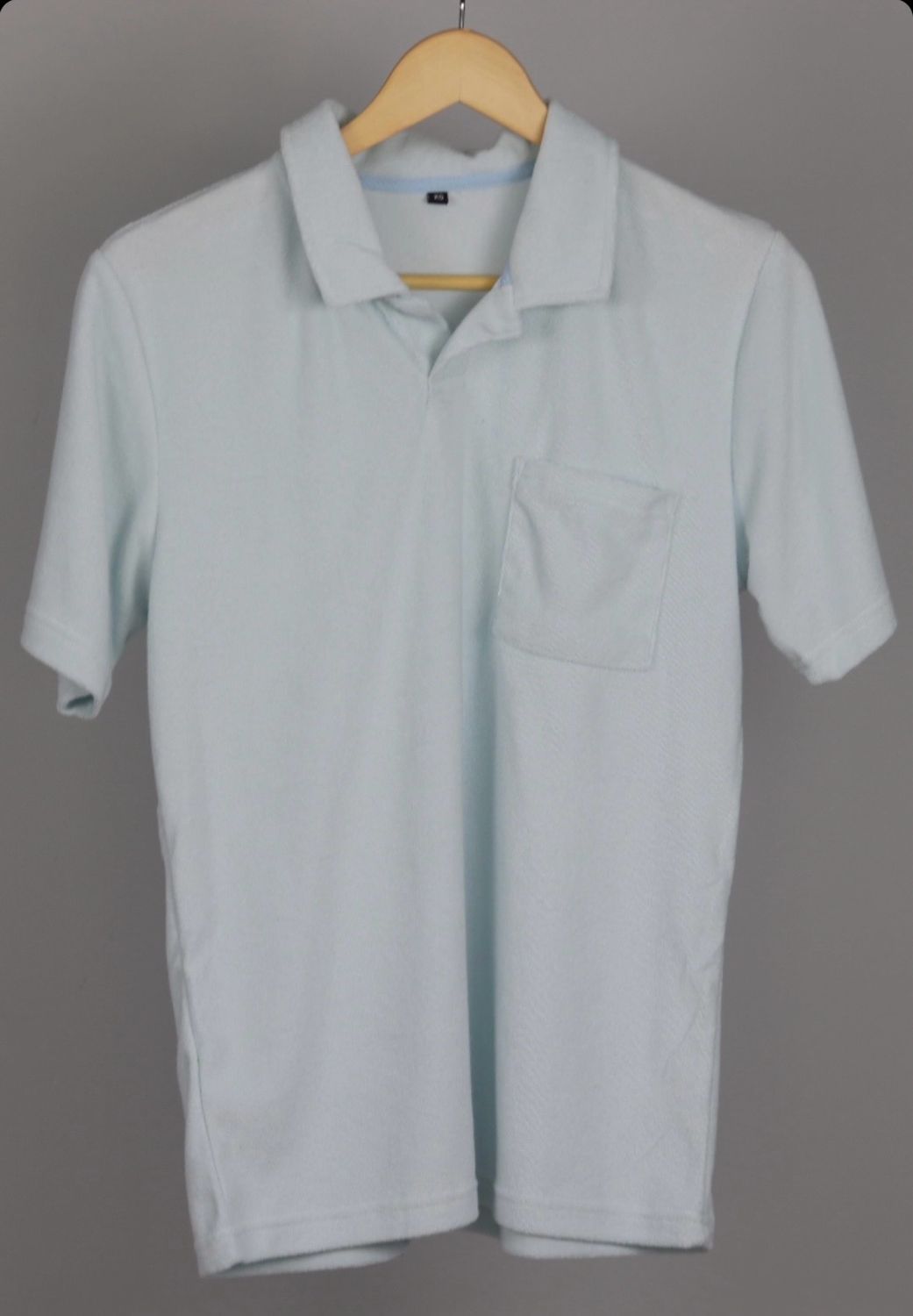 Toweling polo tshirt