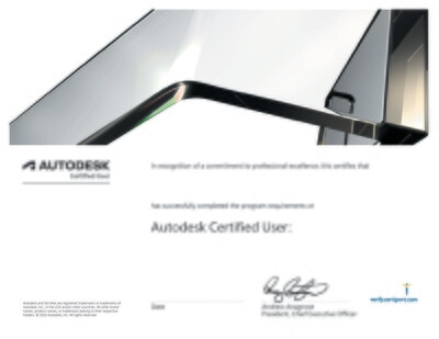 Autodesk Certified User Certification (Bundle Offer)