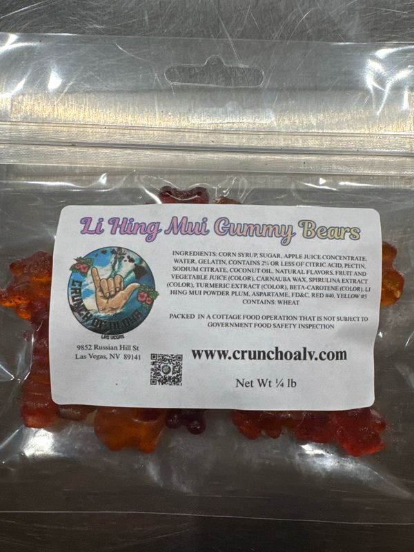 Li Hing Mui Gummy Bears
