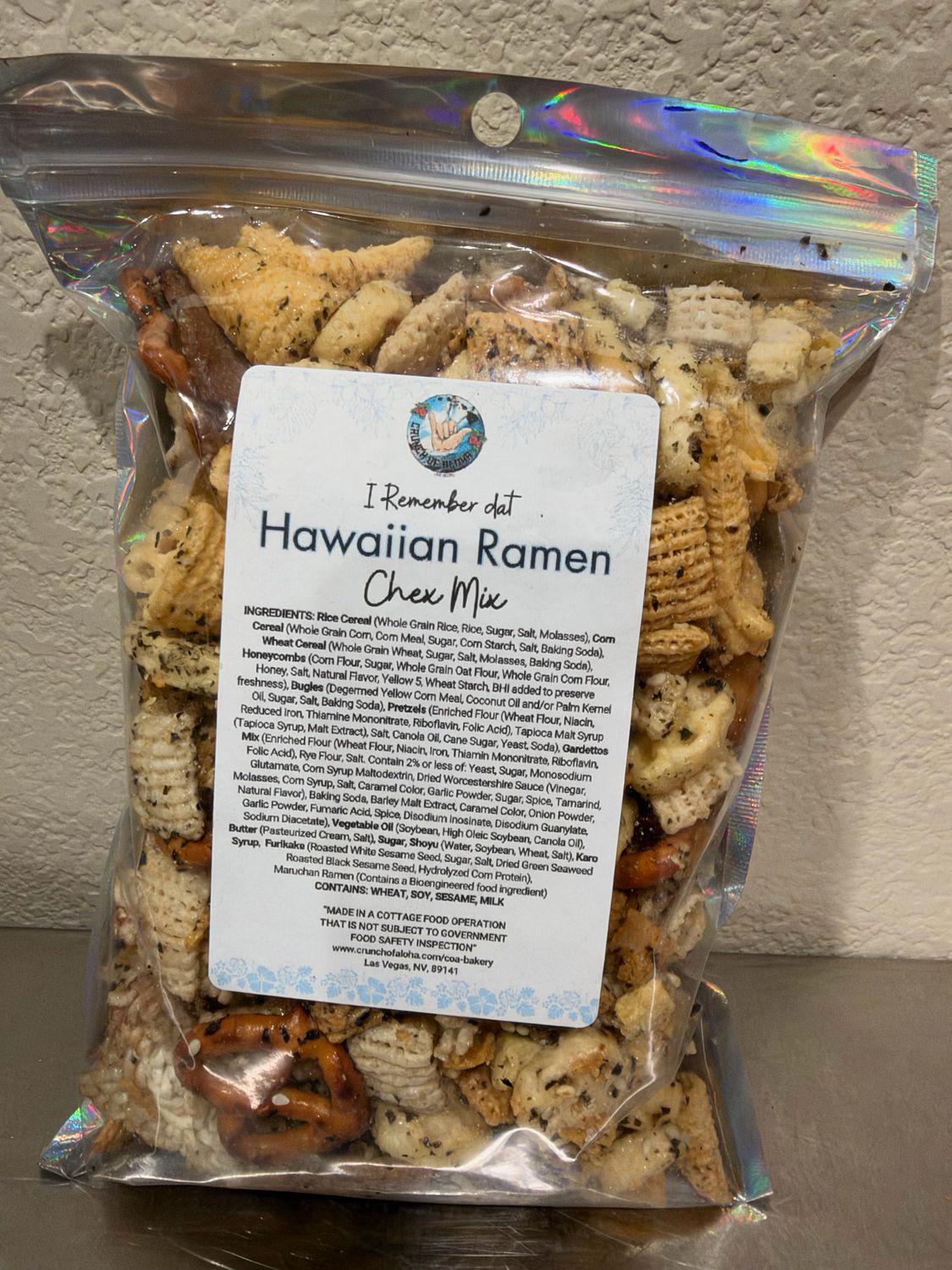 Hawaiian Ramen Chex Mix