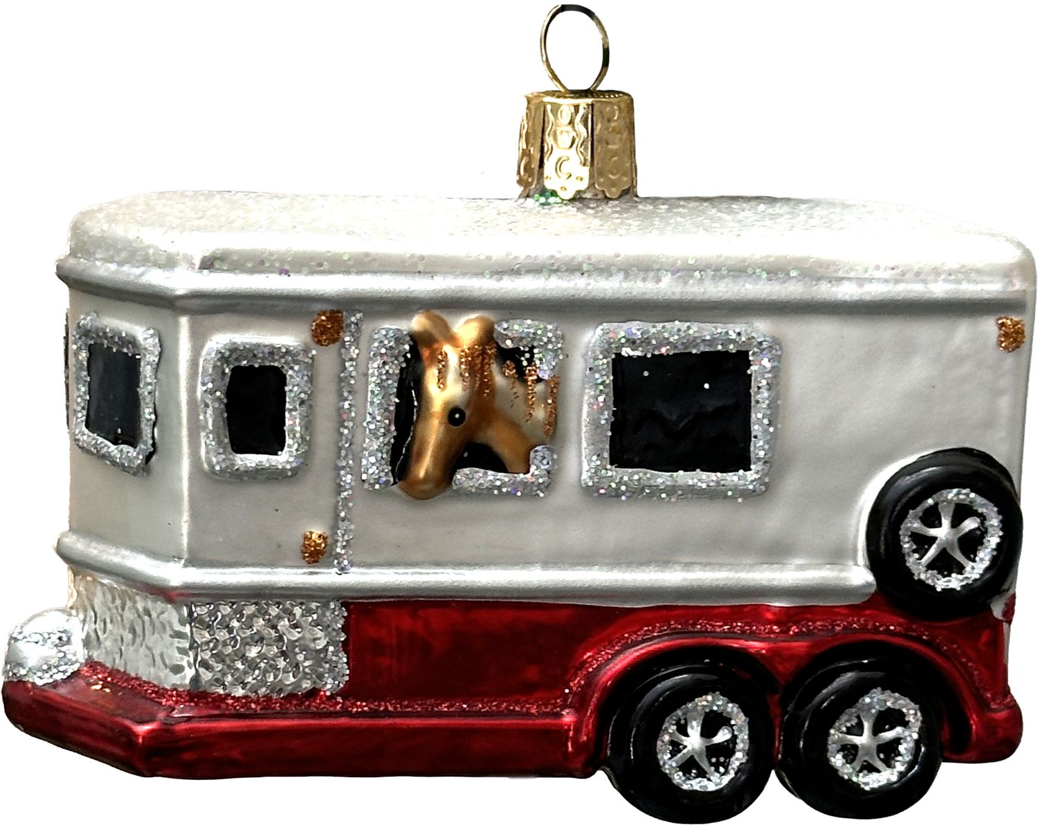 Horse In Trailer