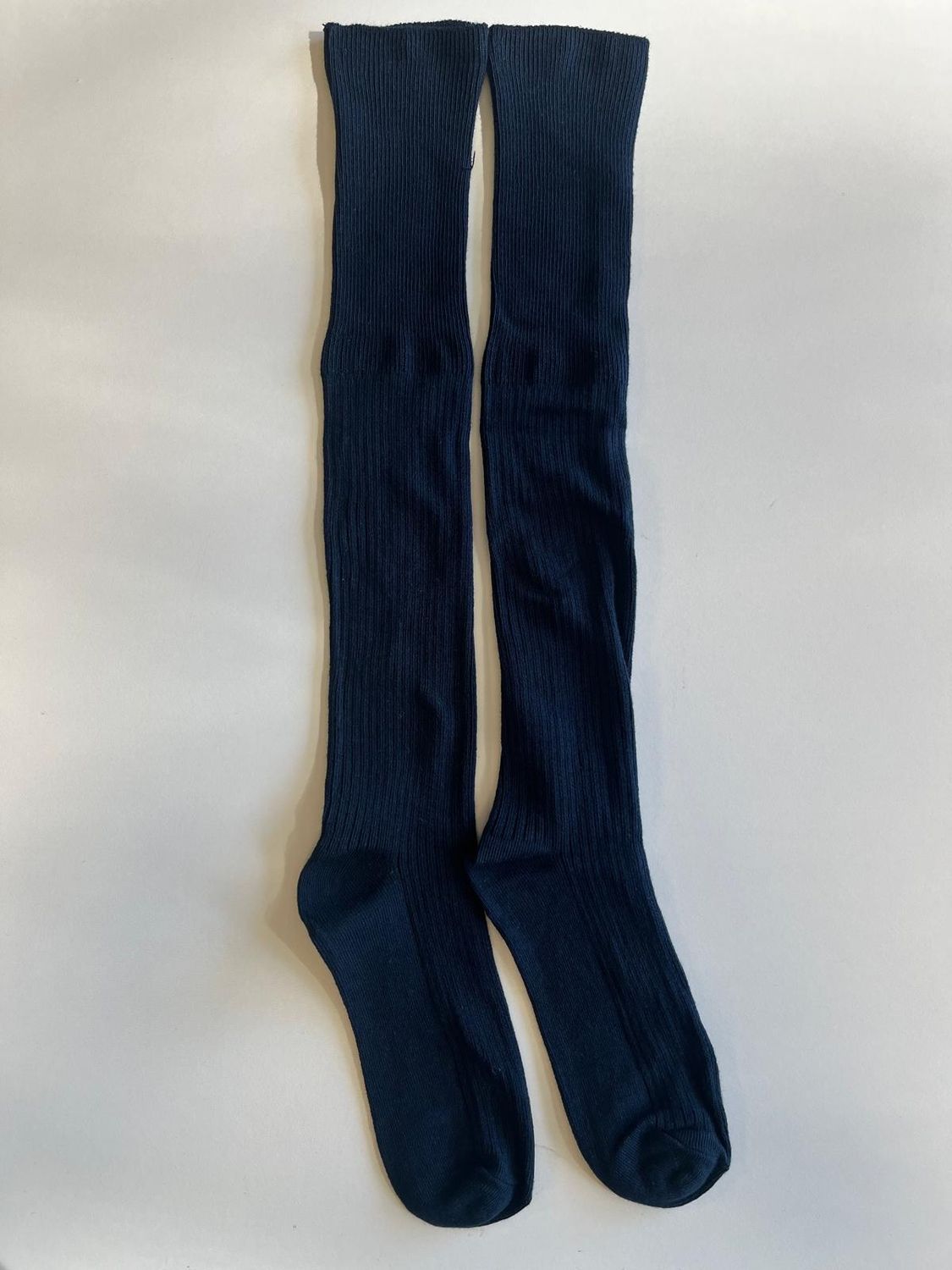 Long Navy Girls Socks